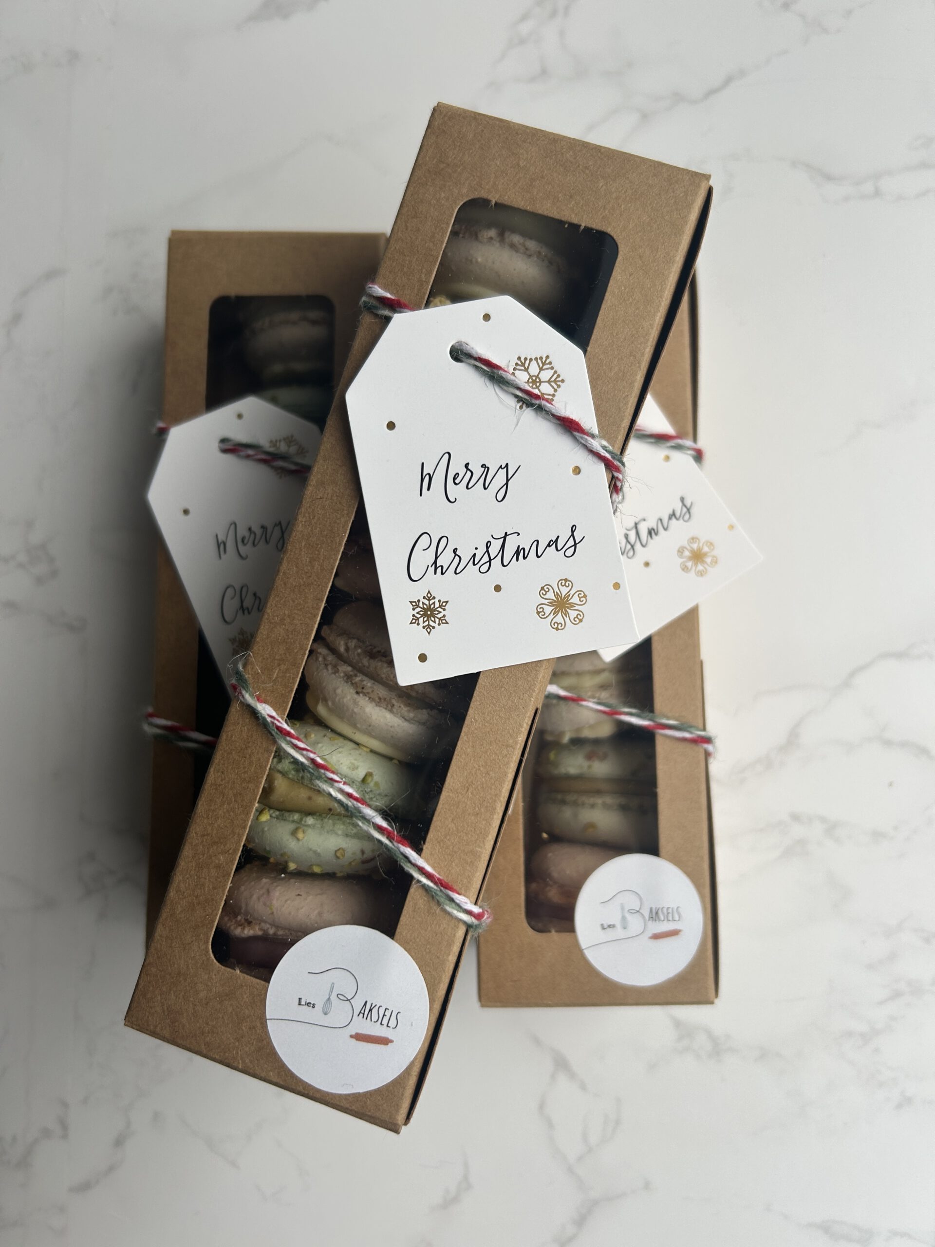 Kerst macarons - Afbeelding 2
